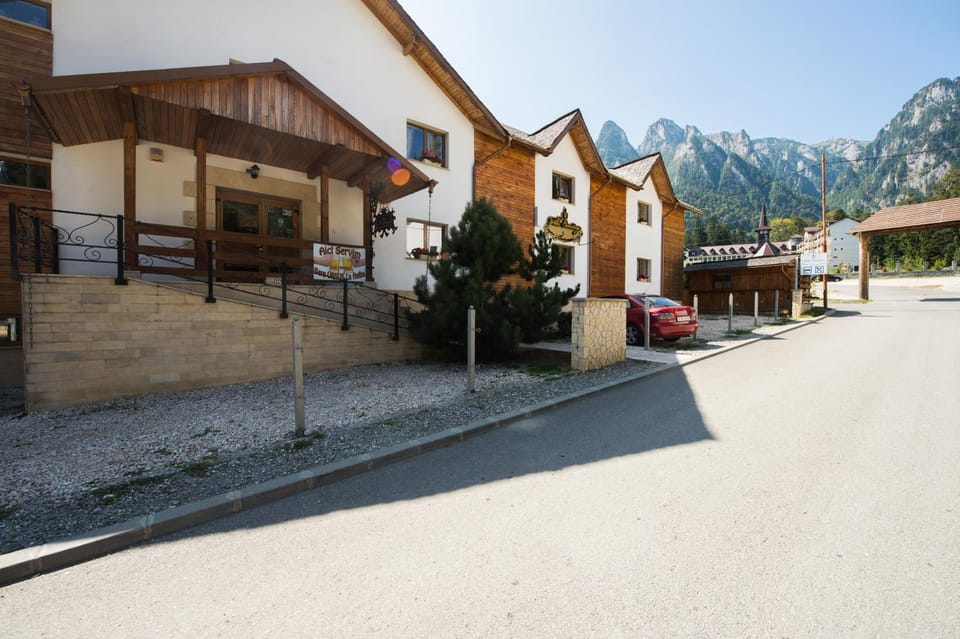 Property building, Mountain view, Street view, Parking