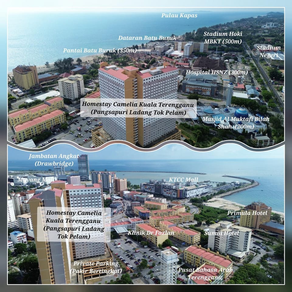Camelia Seroja View Drawbridge, KTCC Mall & Mayang Mall Apartment in Terengganu, Malaysia