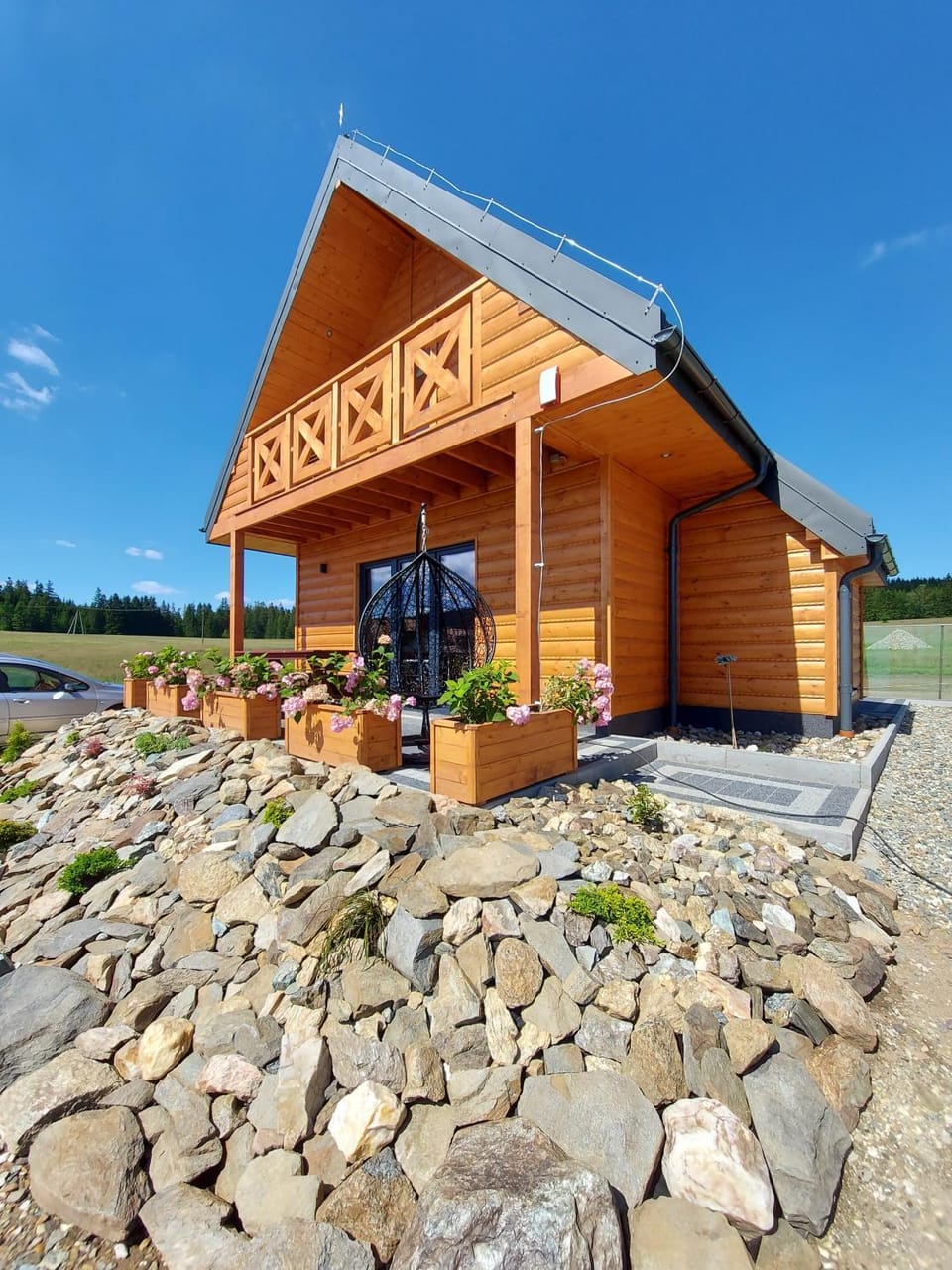 Osada Orlica klimatyczne domki z widokiem na góry i termalnym SPA sauna jacuzzi 4 km od Zieleniec Ski Arena Chalet in Lower Silesian Voivodeship