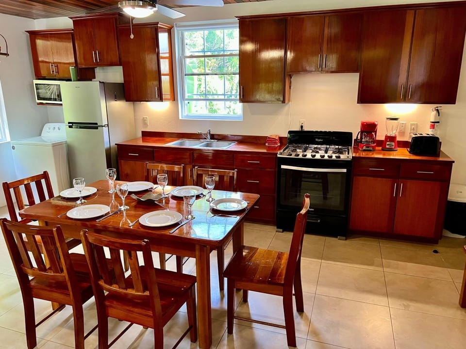 Kitchen or kitchenette, Dining area, oven, stove