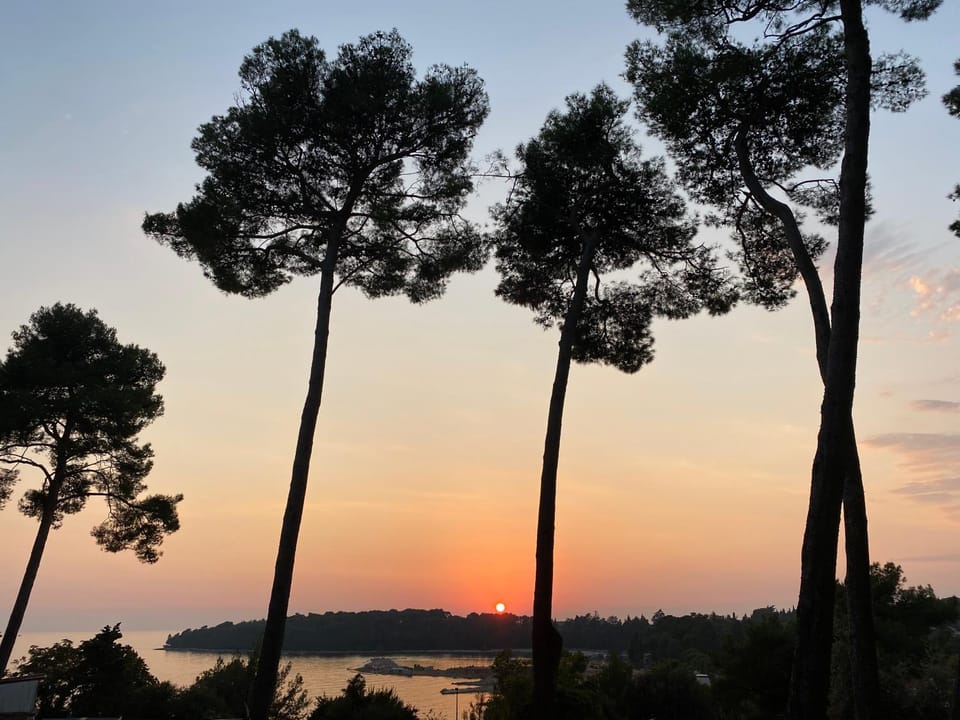 Natural landscape, On site, Sea view, Sunset