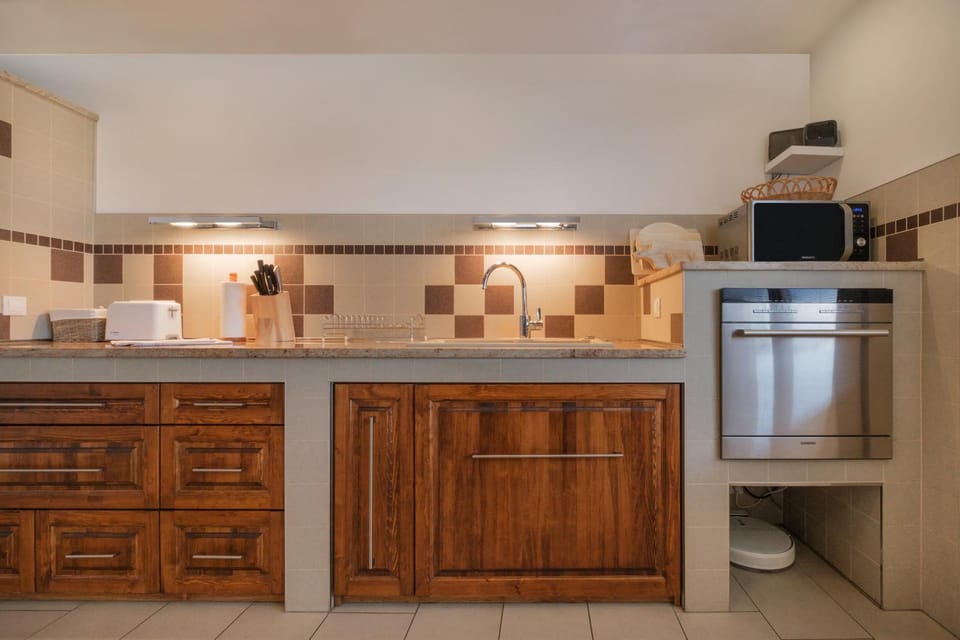 Family, dishwasher, microwave, storage, toaster, kitchen