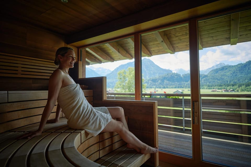 Sauna, Spa and wellness centre/facilities, Mountain view