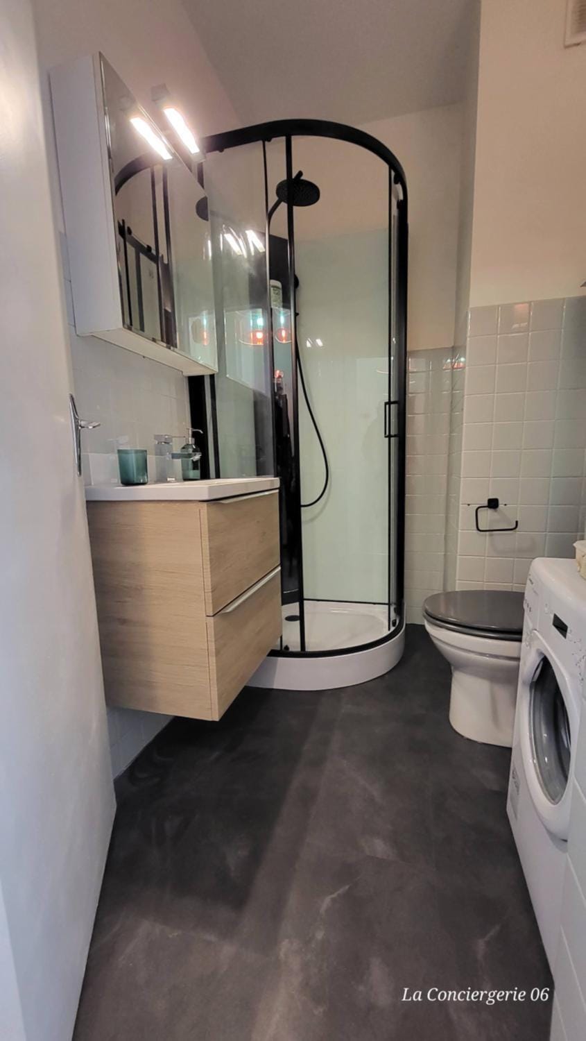 Shower, Toilet, Bathroom, washing machine