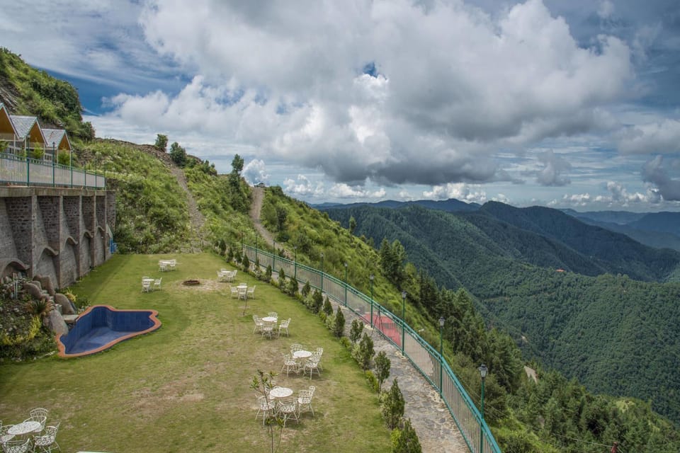 Natural landscape, Garden, Mountain view