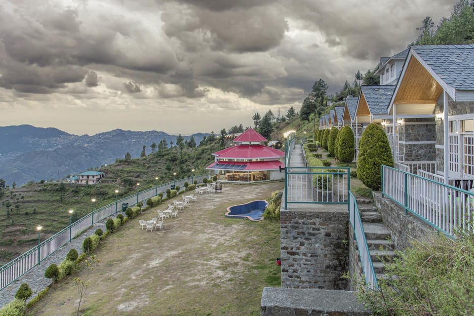 Property building, Natural landscape, Garden, Mountain view