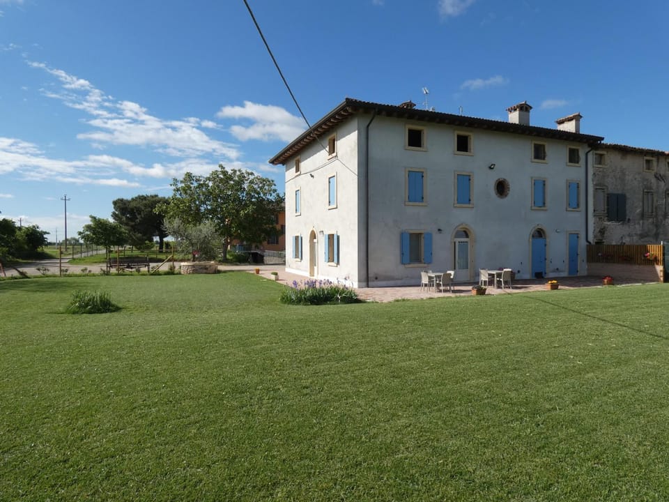 Property building, Natural landscape, Summer, Garden, Inner courtyard view