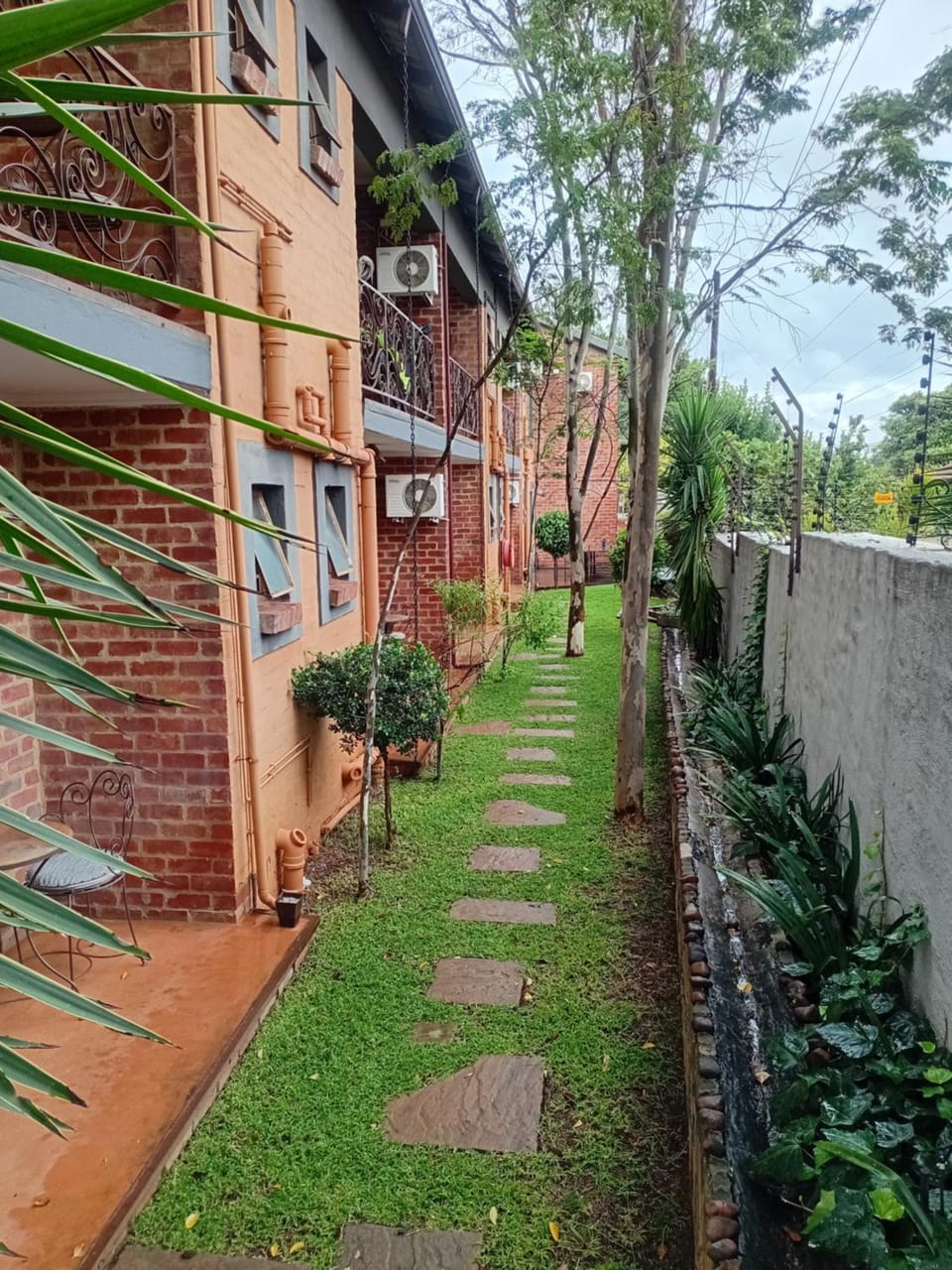 Property building, Garden view