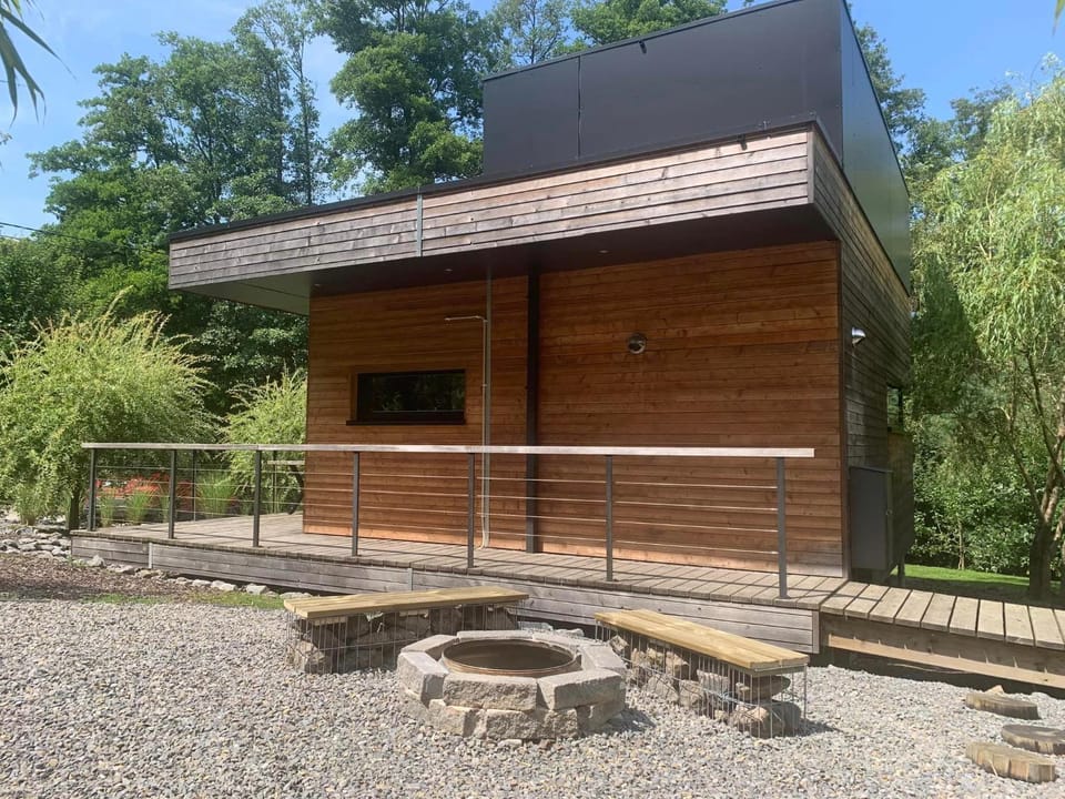 Wild Cube House in Wallonia, Belgium