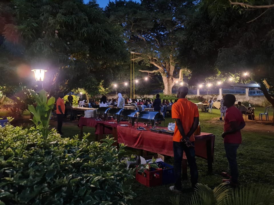 Night, Garden, Garden, Food and drinks, Banquet/Function facilities