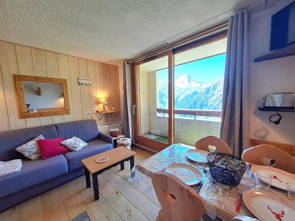 Appartement rénové 4 pers, animaux acceptés, parking privé - FR-1-516-154 Apartment in Les Deux Alpes