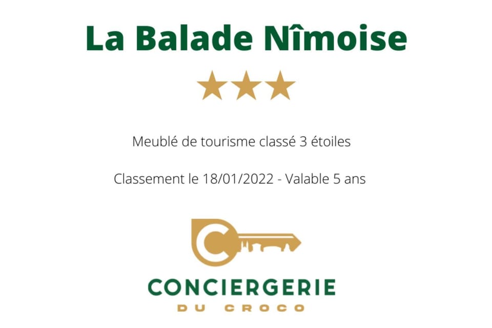 La Balade Nîmoise Center Car Park AC Apartment in Nimes