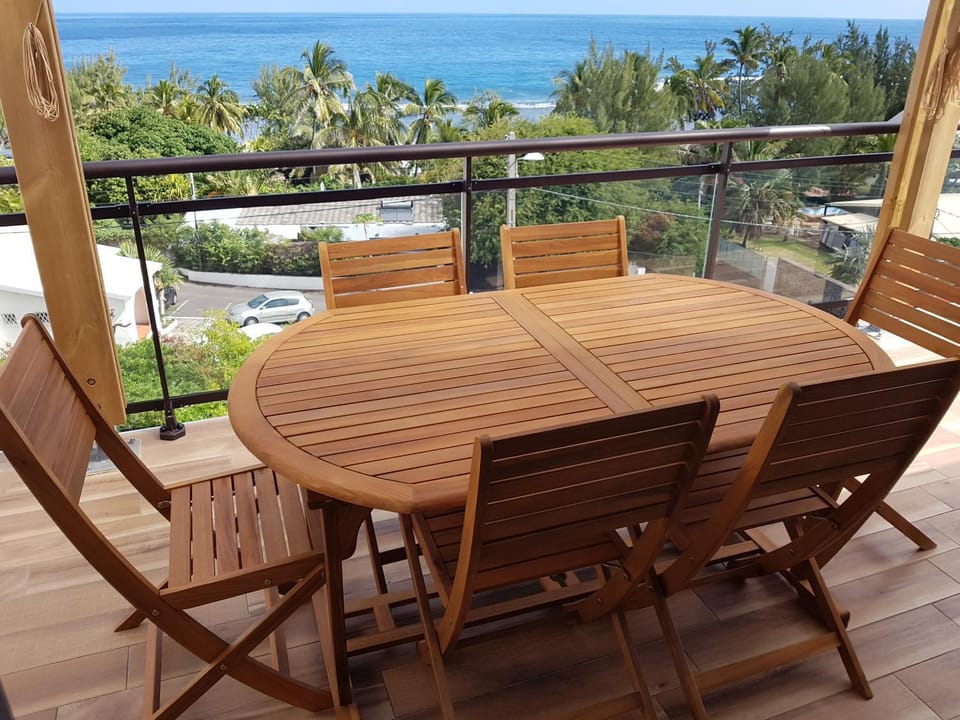 Balcony/Terrace, Dining area, Sea view