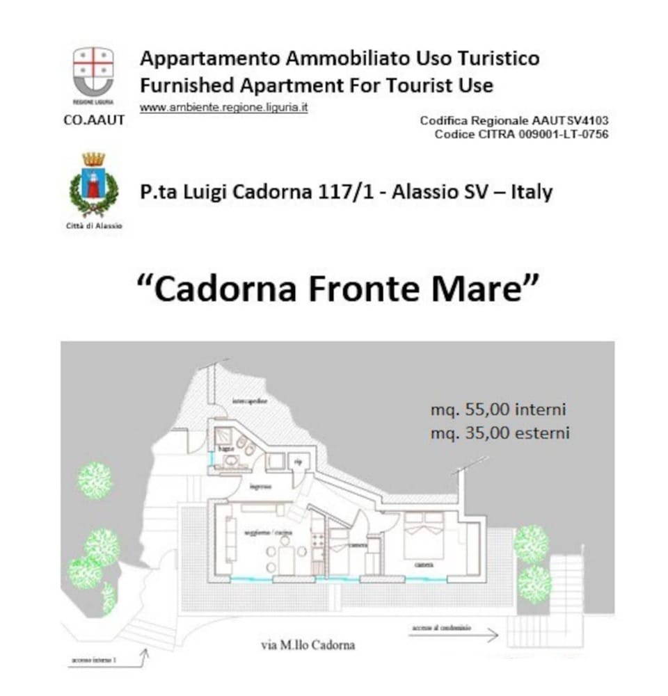 Cadorna Fronte Mare Apartment in Liguria