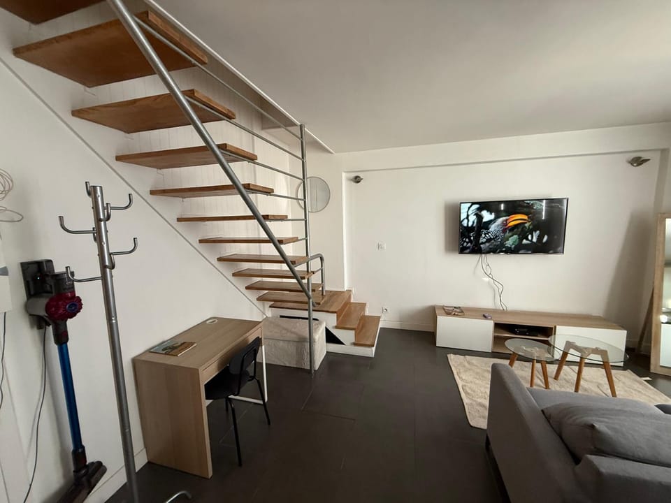 Le Cosy duplex-4p-2beds-free parking Apartment in Grenoble
