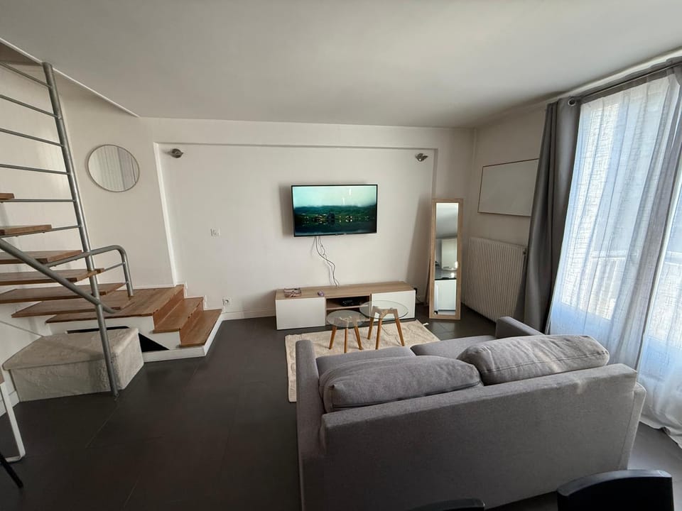 Le Cosy duplex-4p-2beds-free parking Apartment in Grenoble