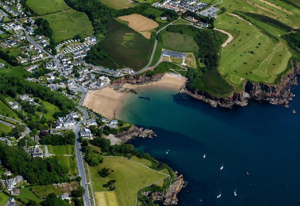 Bird's eye view, Golfcourse, Golfcourse, Beach, Sea view, Area and facilities, Parking