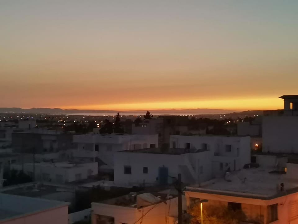 City view, Sunset
