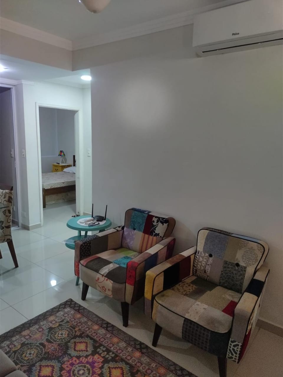 Living room, air conditioner