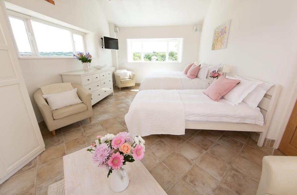 Bed, TV and multimedia, Living room, Photo of the whole room, Seating area, Bedroom, towels