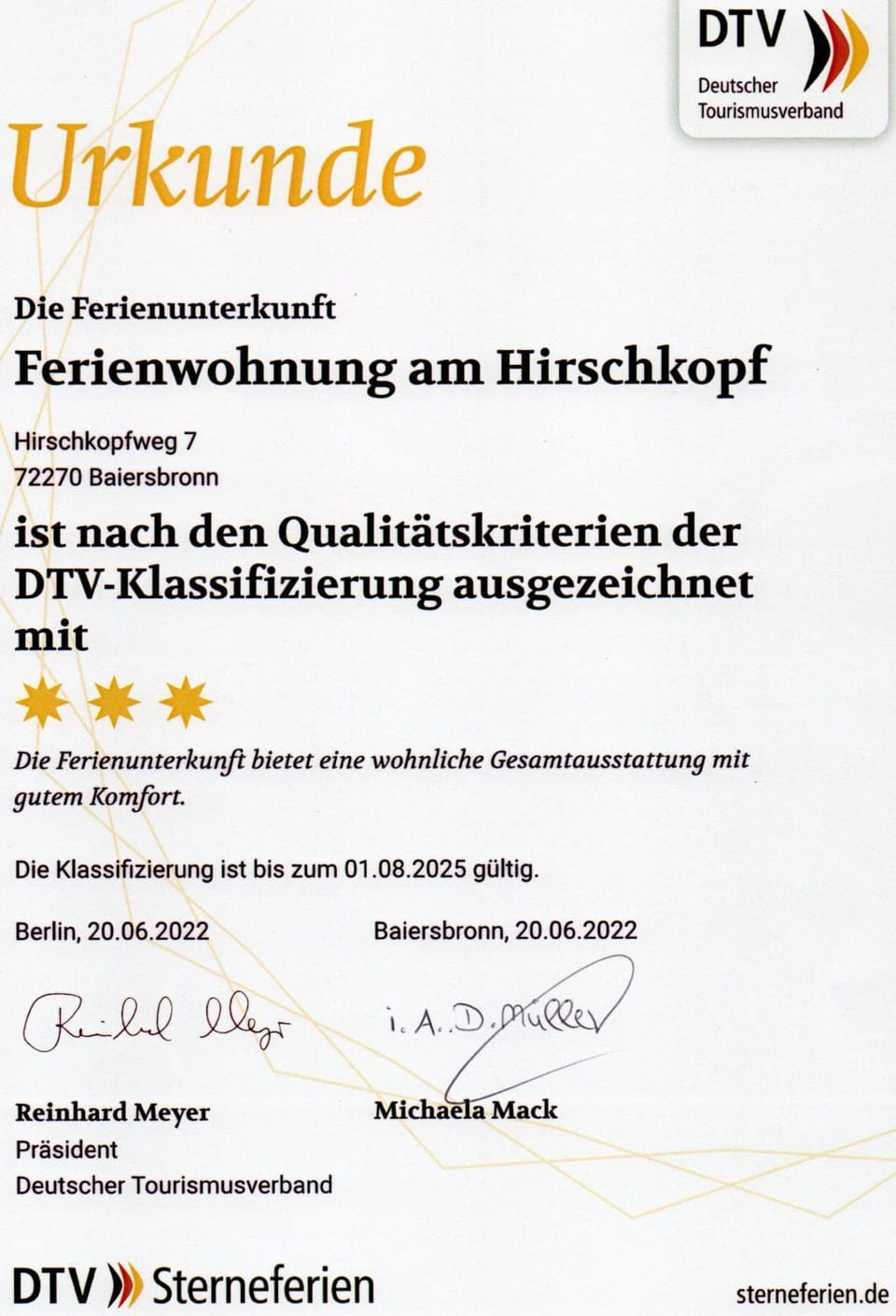 Ferienwohnung am Hirschkopf Apartment in Baden-Württemberg