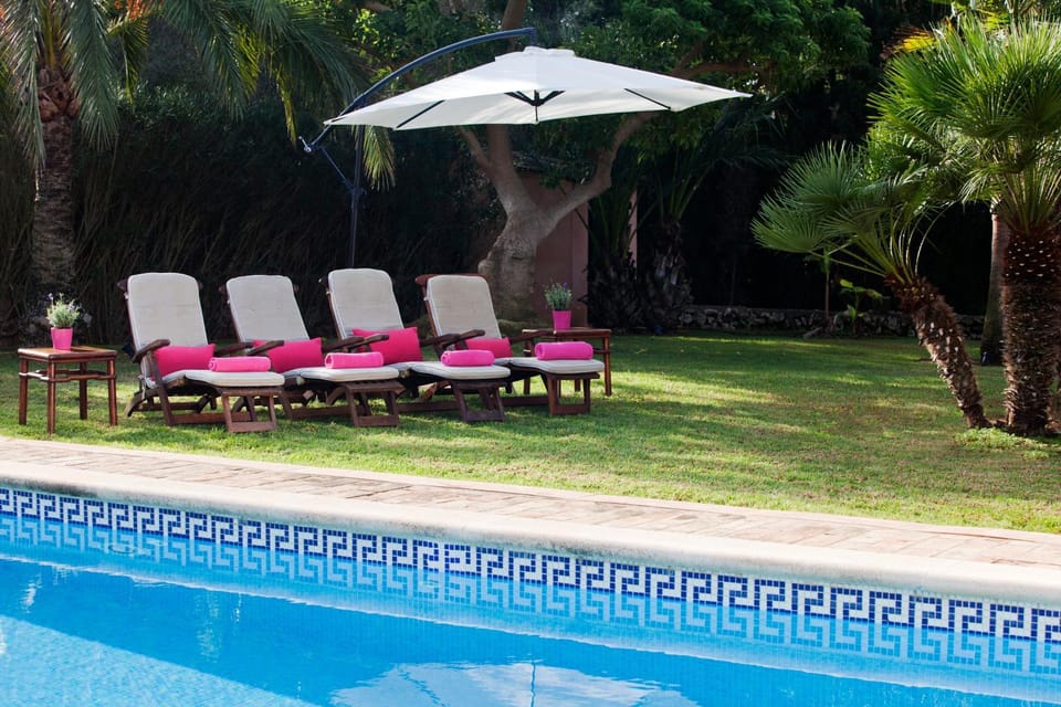 Garden, Swimming pool, sunbed