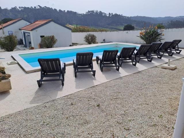 Patio, Natural landscape, Pool view, Swimming pool