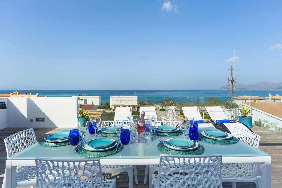 Modern Panoramic Sea View House Mallorca House in Son Serra de Marina