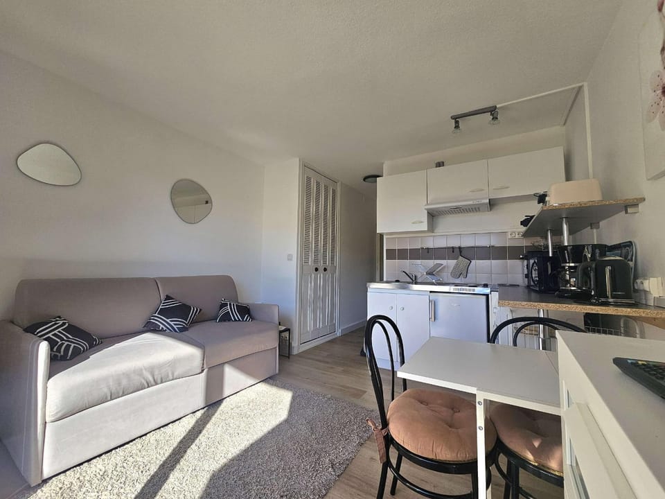Studio lumineux avec balcon exposé sud, tout équipé et classé 2 étoiles. - FR-1-553-139 Apartment in Balaruc-les-Bains
