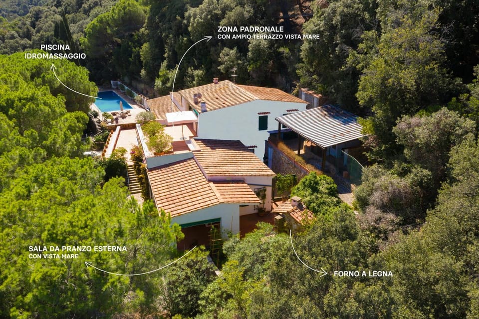 Property building, Bird's eye view, Dining area, Swimming pool
