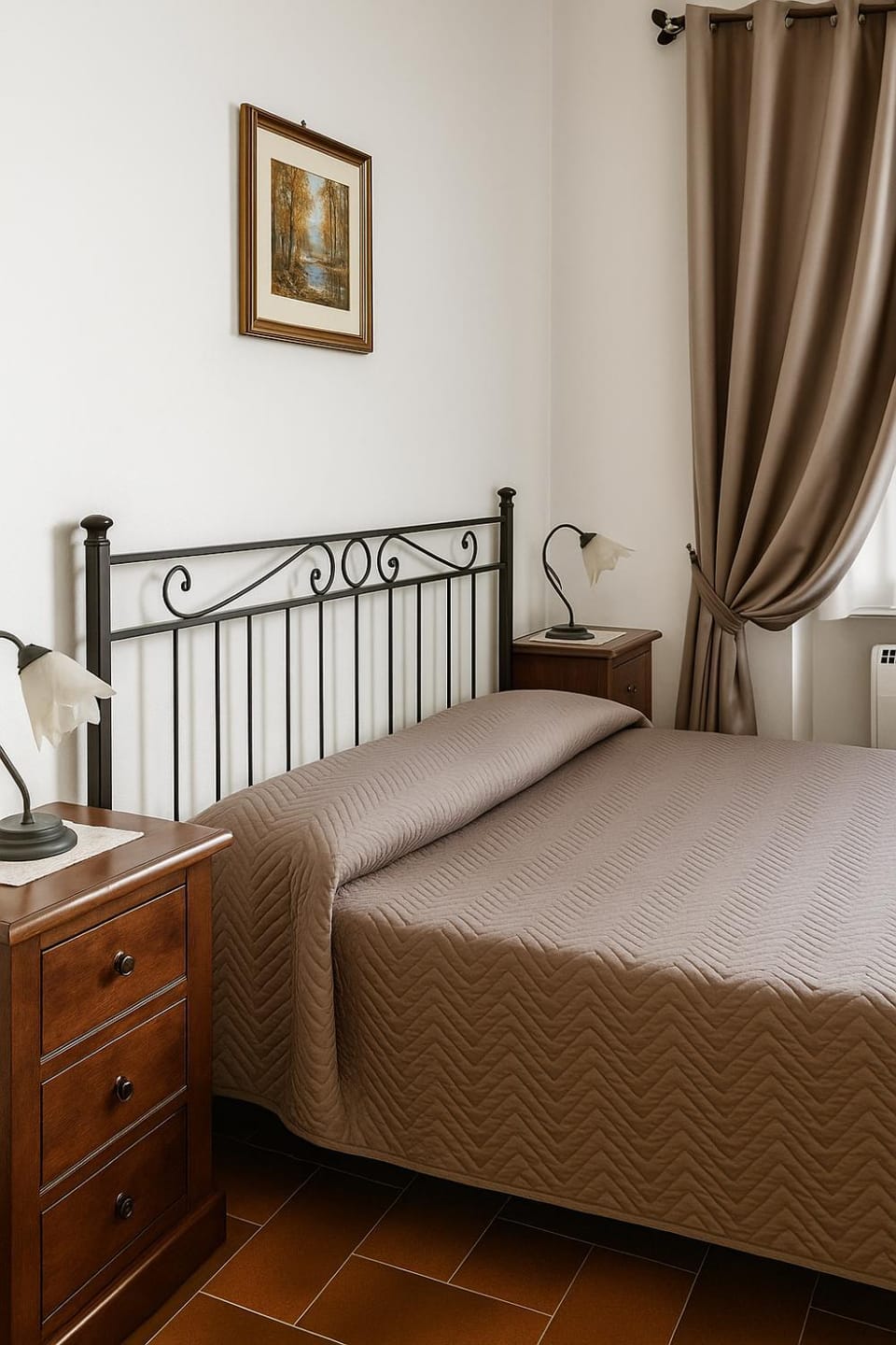 Photo of the whole room, Bedroom
