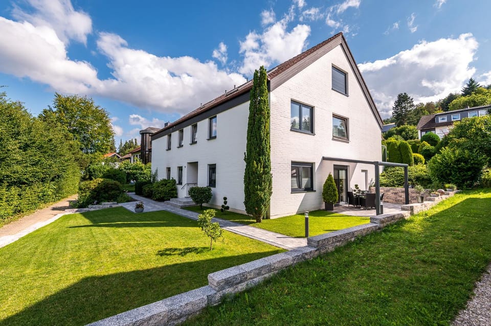 Property building, Garden view