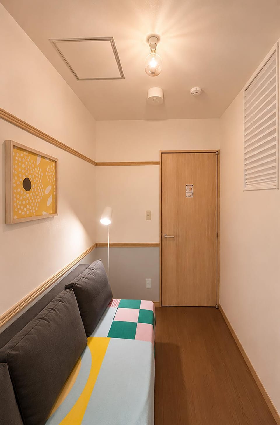 Photo of the whole room, Bedroom, air conditioner, air conditioner