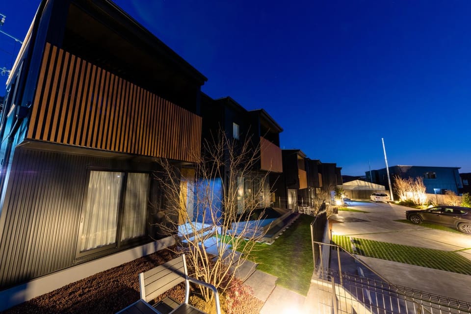 Property building, Night, Neighbourhood