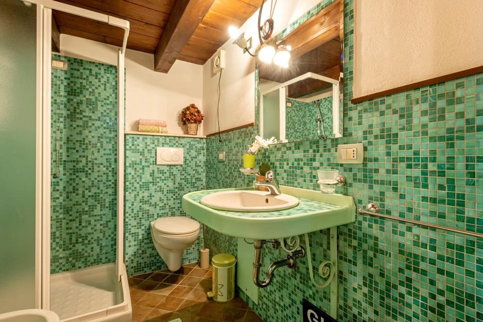 Bathroom, Living room