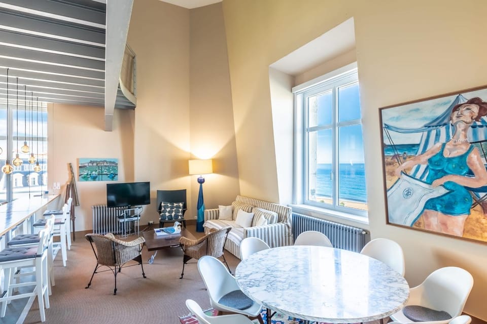 SUN KEYWEEK Duplex Breathtaking view of the Ocean and Palace Gardens Apartment in Biarritz