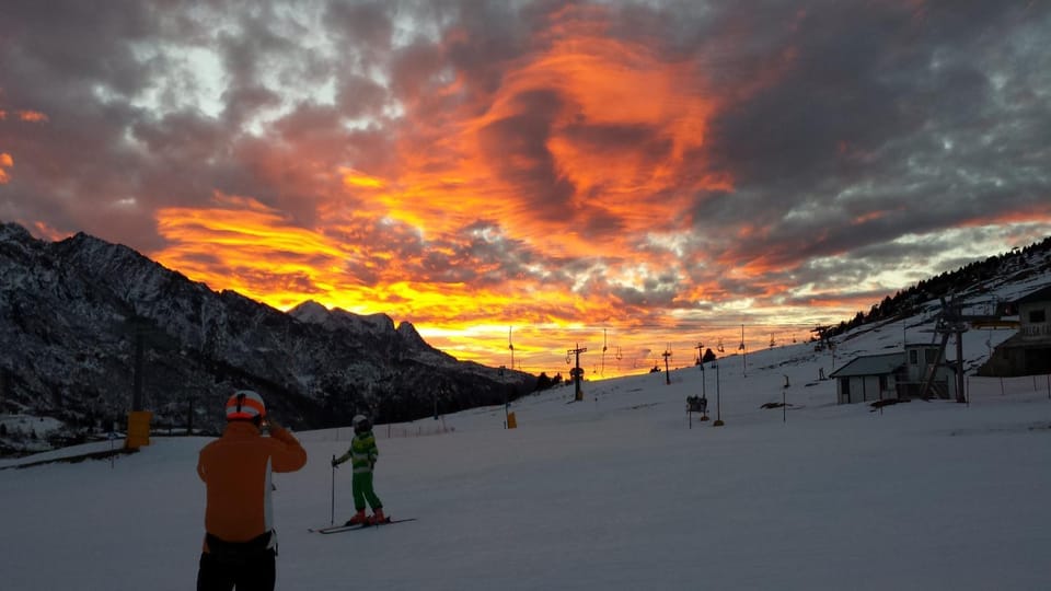 Winter, Skiing, Area and facilities