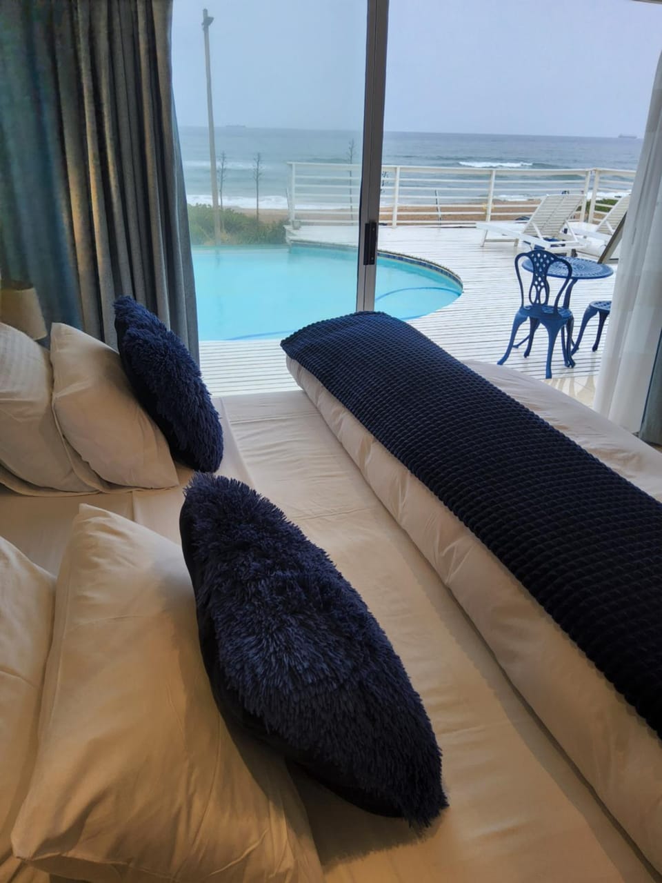 Bed, Bedroom, Sea view, Sea view, Sunset