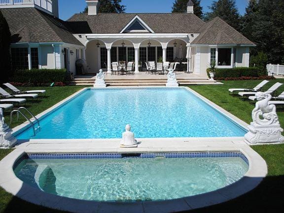 Property building, Patio, Pool view