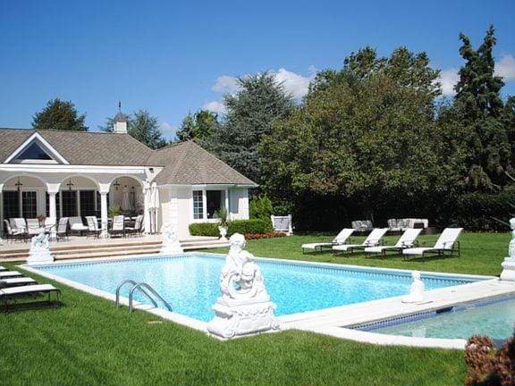 Property building, Patio, Garden, Pool view