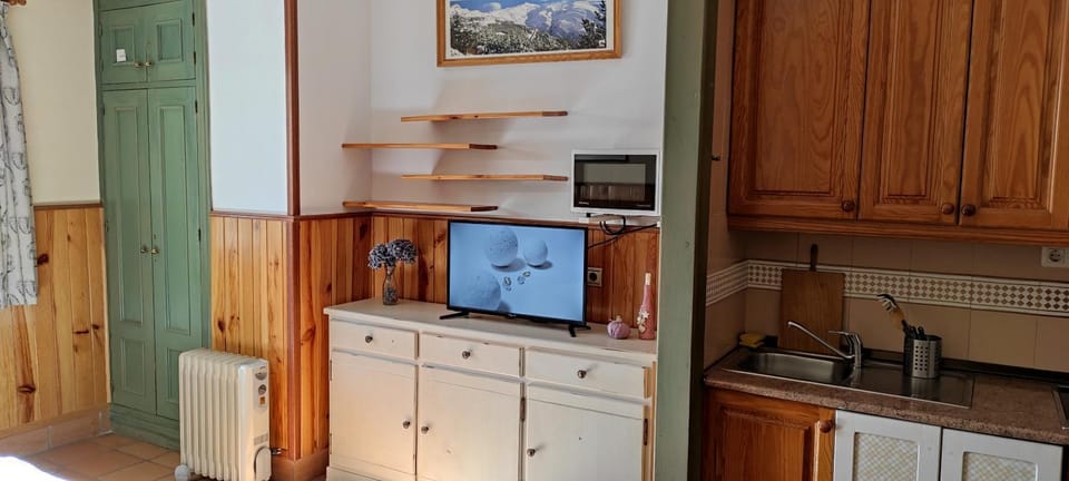 Living room, kitchen