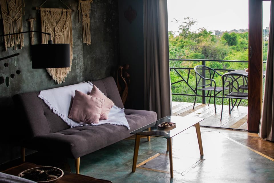Balcony/Terrace, Living room, Garden view