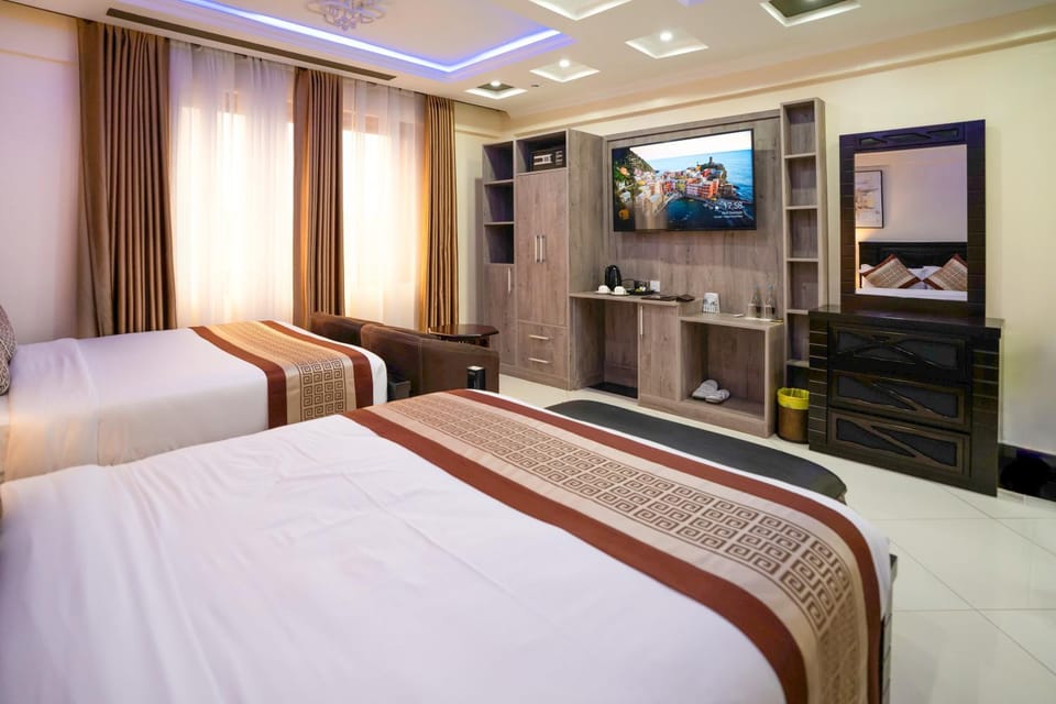 Bed, Photo of the whole room, Evening entertainment, Bedroom