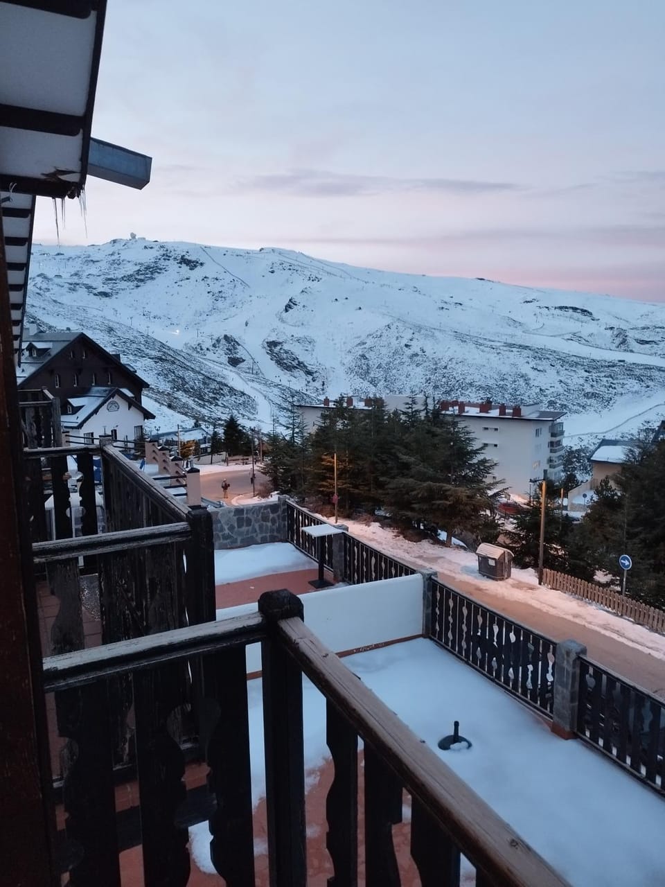 Day, Natural landscape, Winter, View (from property/room), Balcony/Terrace, Mountain view
