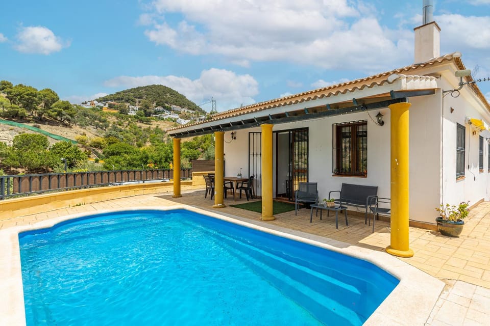 Natural landscape, Mountain view, Swimming pool