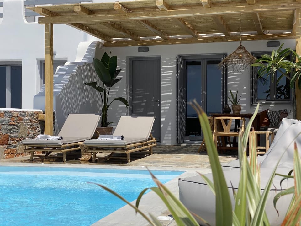 Summer, Balcony/Terrace, Pool view, Sea view, Swimming pool, Swimming pool, Dinner