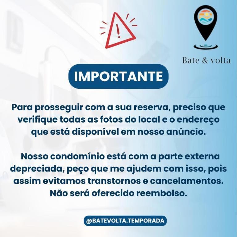 Bate & Volta - Apartamentos com 2 quartos próximo ao SESC Bertioga Apartment hotel in Bertioga