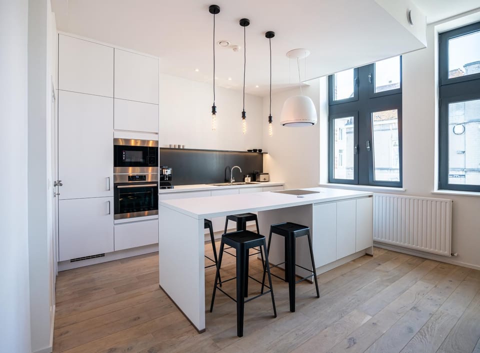 Kitchen or kitchenette, Dining area, dishwasher, minibar, oven, pet friendly, stove, washing machine, dryer