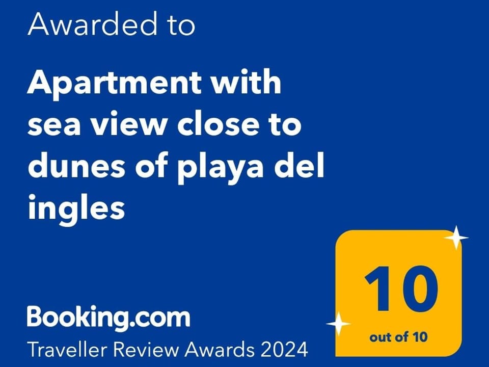 Apartment with sea view close to dunes of playa del ingles Apartment in Maspalomas