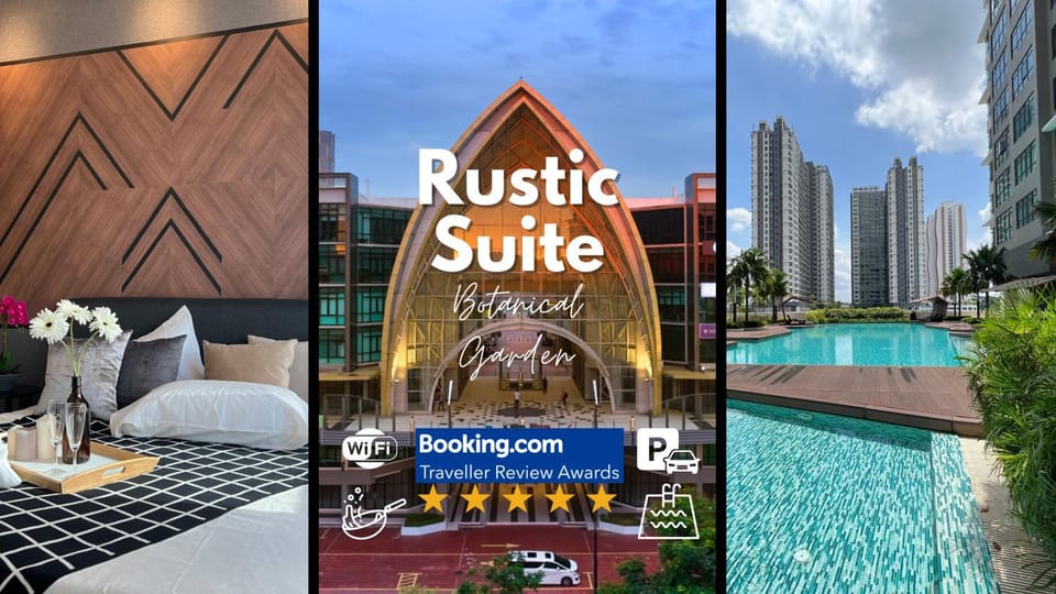 Luxurious Rustic Suite Conezion Botanical Garden IOI City Mall Putrajaya 5 plus 1 Paxs 3 Rooms 2 Baths Apartment in Putrajaya